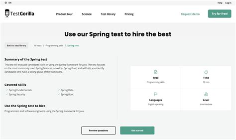 Image result for Spring Test Model