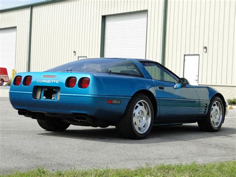 Bright Aqua 1993 Chevrolet Corvette