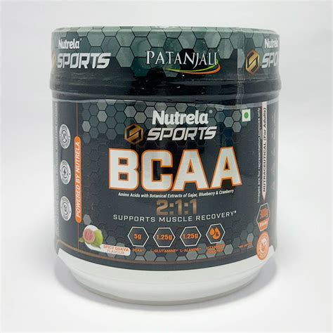 Patanjali Nutrela Sports BCAA Spicy Guava Flavor 300g – ZEVIKA HEALTH