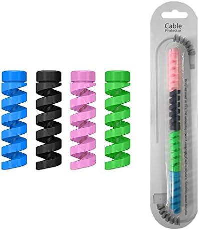 HUMBLE® Spiral Charger Cable Protector Data Cable Saver Charging Cord ...