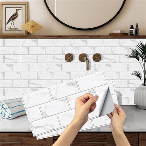 Self Stick Wall Tiles Bathroom