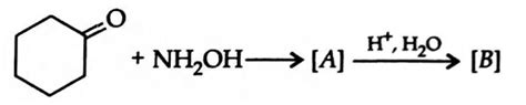 In the reaction, The product B is