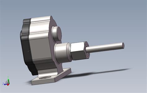 齿轮油泵装配体模型_SOLIDWORKS 2014_模型图纸下载 – 懒石网