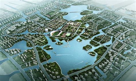 绍兴袍江新区“两湖”区域空间发展规划及城市设计_迈丘设计