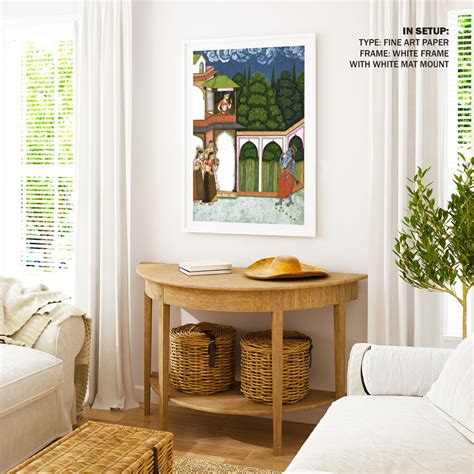 Krishna approaches Radha folio from a Rasikpriya 2: Buy Classical ...