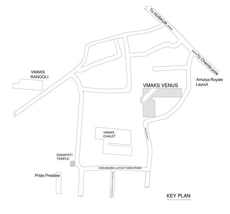 Vmaks Venus Location Map | Electronic City Phase 2, Bangalore