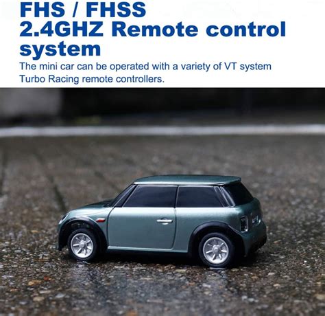 Buy Yamix Turbo Racing 1:76 Full-Scale Super Mini RC Car, 2.4Ghz ...