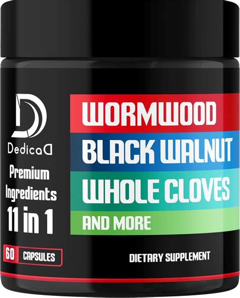 Amazon.com: Wormwood Capsules Supplement - Extracted from Black Walnut ...