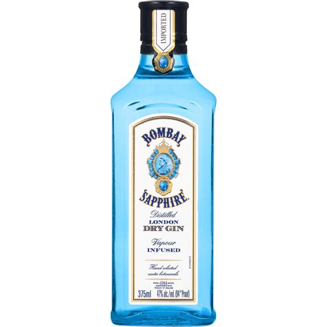 Bombay Sapphire® Distilled London Dry Gin 375mL Glass Bottle - Walmart ...