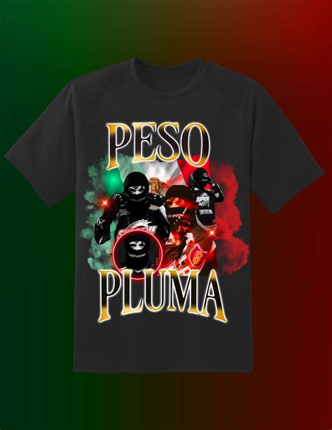 Peso Pluma Shirts| Peso Plum Merch| Made To Order| Peso Pluma 2023