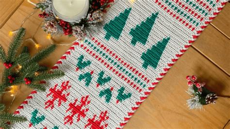 Image result for Christmas Crochet Table Runner Patterns