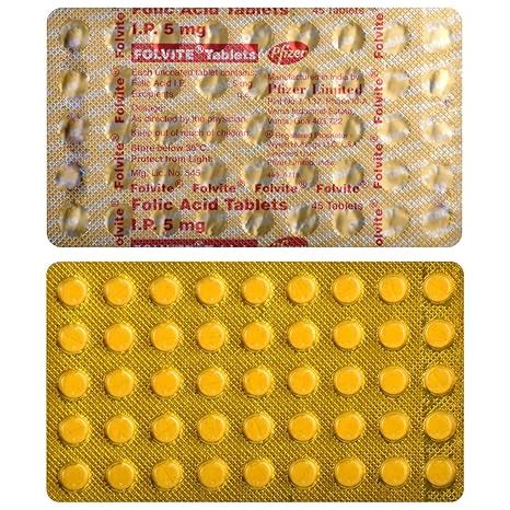 Folvite - Strip of 45 Tablets : Amazon.in: Health & Personal Care