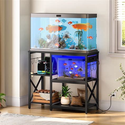 Amazon.com : HOOBRO 20-29-37 Gallon Fish Tank Stand with Power Outlet ...