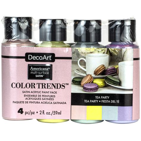DecoArt Americana Multi Surface Satin Acrylic Paint - Value Packs | Art ...