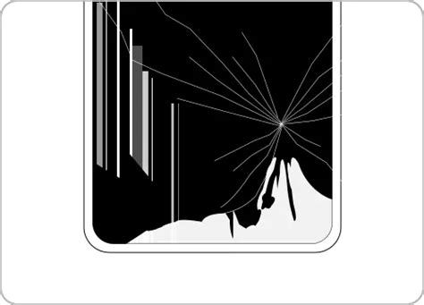 My device is shattered and there is a crack on my screen | Samsung India