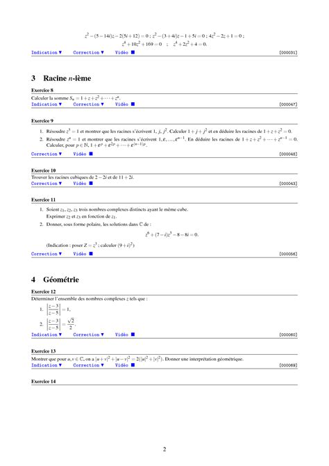 Image result for Exo7 Nombres Complexes