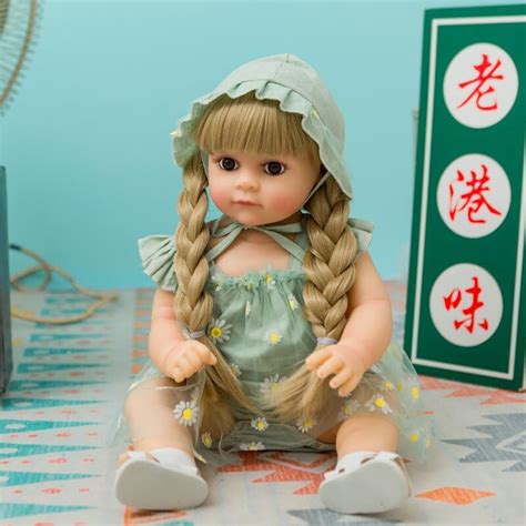 Toys Uncle Reborn Baby Doll Girl 22 Inch Soft Lifelike Girl Doll ...