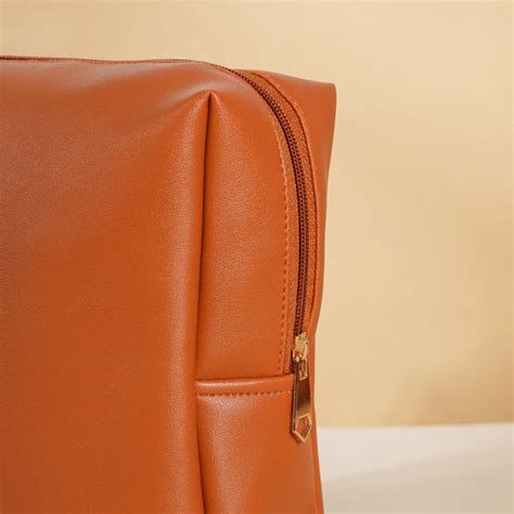 Buy Brown Travel Kit Bag Of 4 For Storage Online | Nestasia