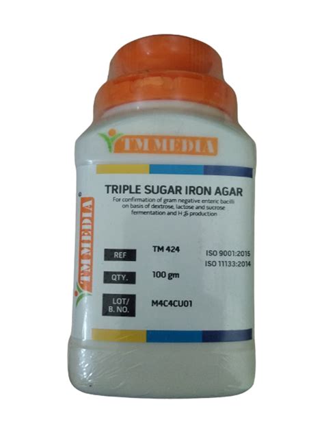 Triple Sugar Iron Agar