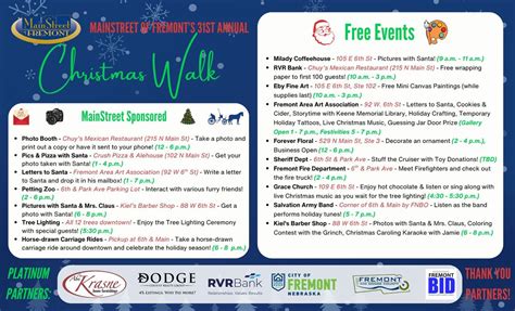 Downtown Fremont Christmas Walk 2025, 516 N Main St, Fremont, NE ...