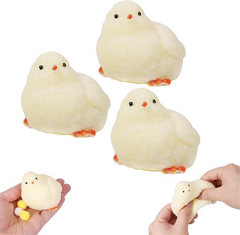 FauKait 3pcs Handmade Chick Squishy Fidget Toys Ultra Soft India | Ubuy