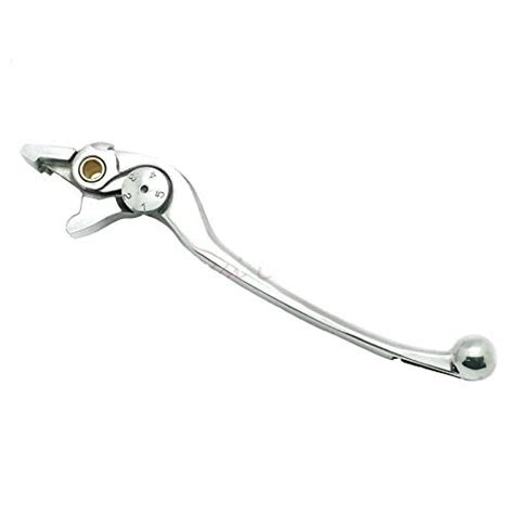 Open Throttle 5 Way Adjustable Chrome Front Brake Lever for Racers ...