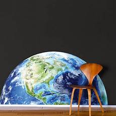 Earth Wall Mural by Half Earth Wall Mural Decal Space Wall Decal Murals Earth Wall Mural