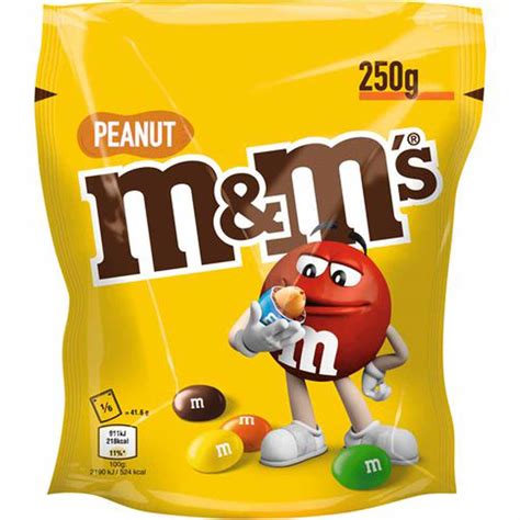 M&Ms Peanut 250g/Amerikanische Lebensmittel günstig Online kaufen FOOD-USA