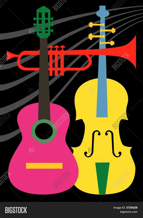 Image result for Musical Instruments Abstract Drawing