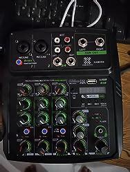 Xtreme Acoustics XAMXB4 Professional Audio Mixer with Free Learning ...