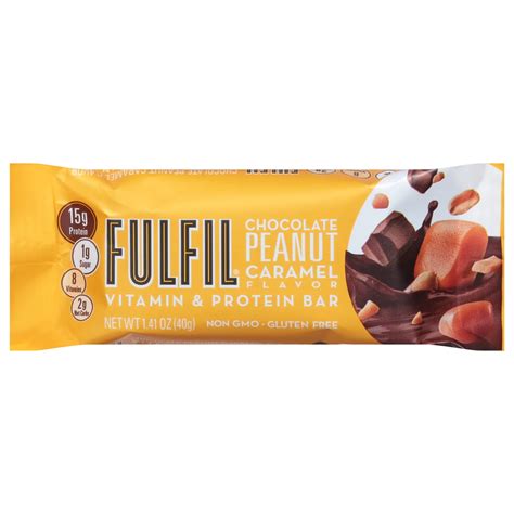 Fulfil Vitamin & 15g Protein Bar - Chocolate Peanut Caramel - Shop ...
