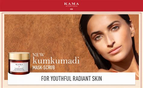 KUMKUMADI YOUTH-CLARIFYING MASK-SCRUB, 50 G| 2 in 1 Mask Scrub |Saffron ...