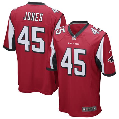 Nike Deion Jones Atlanta Falcons Red Game Jersey