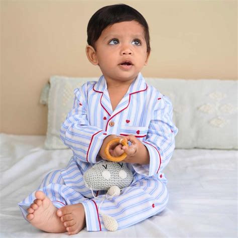 Night Suit Set - Buy Bamboo Muslin Nightsuit Online | Cocoon Care