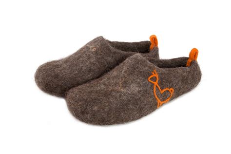 Scandinavian Felt Felted Wool Slippers for Women / Wool Clogs - Etsy UK