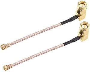 Buy 3AN Telecom U.FL to SMA Male Right Angle Pigtail Antenna Coaxial ...