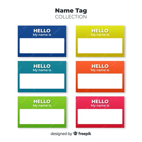 Name Tags Design Template
