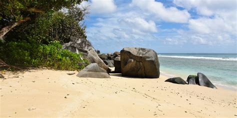 Beach "Anse Nord d'Est" Mahé (Seychelles)