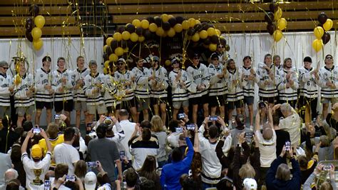 Western Michigan hockey celebrates first national championship