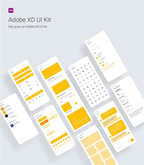 Adobe XD UI Kit on Behance