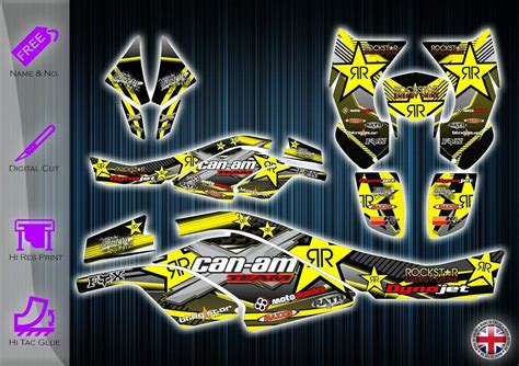 Can Am Ds450 Stickers - Graphics Kit - Decals Canam India | Ubuy