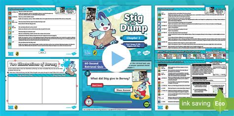 FREE! - Stig of the Dump Whole-Class Guided Reading Pack: Chapter 2, Part 1