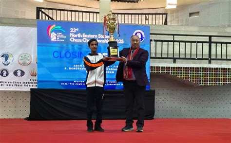 Tanmay Rajbongshi clear first at 23rd North Eastern States Rating ...