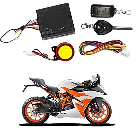 Olmeo Motorcycle/Bike Alarm Security System Button Remote Key Anti ...