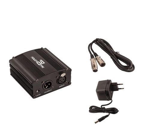 Powerpak 48V Phantom Power Supply 1 Channel for Condenser Microphone ...