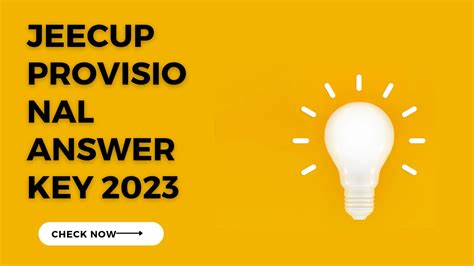 JEECUP Answer Key 2025 - Download PDF