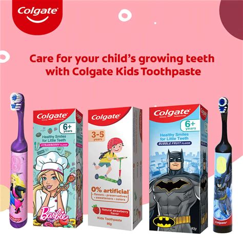 Buy COLGATE KIDS TOOTHPASTE BARBIE - STRAWBERRY FLAVOR - 80GM Online ...