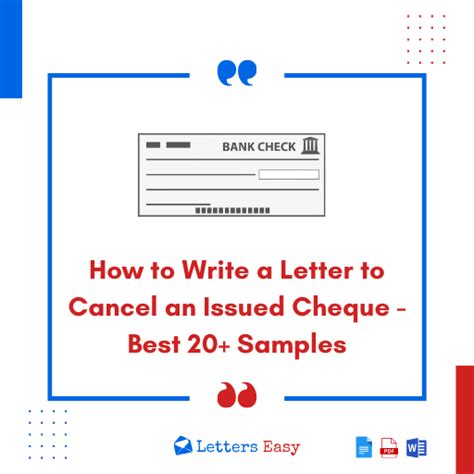 Image result for How to Cancel a Cheque