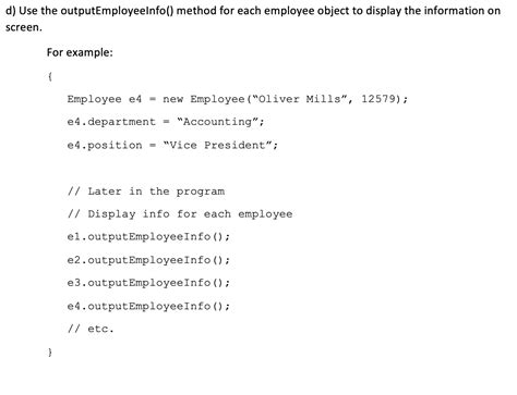 Image result for Java Access Specifier Example Employee Programs