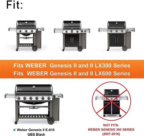 Burlygrill 7599 Griddle for Weber Genesis 300 600 Series Cast India | Ubuy